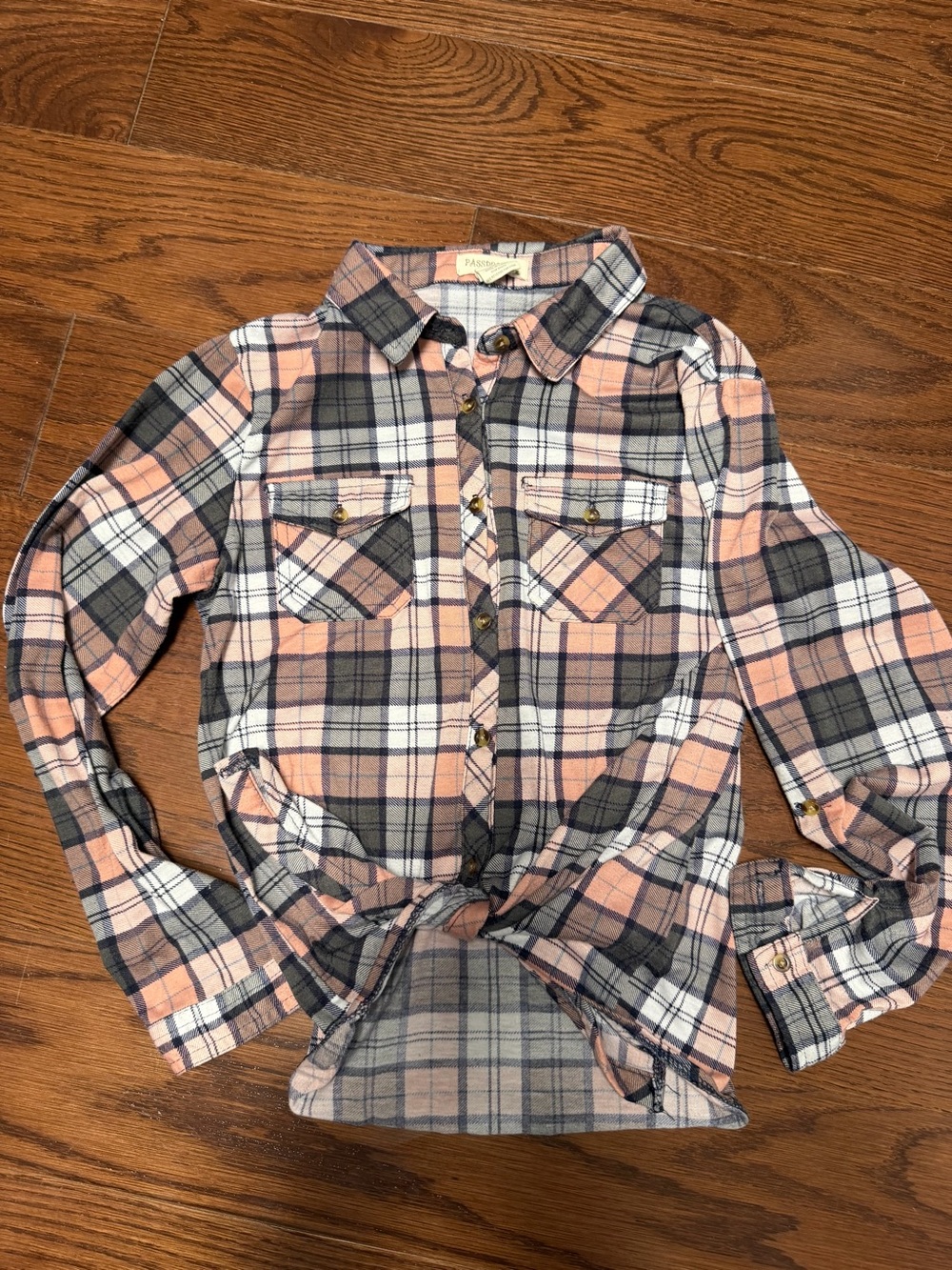 Passport Pink Plaid Button-Down Shirt